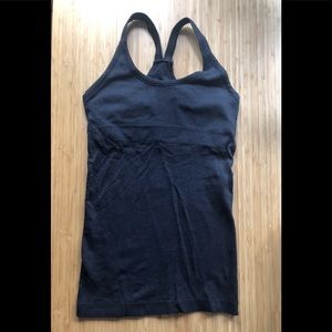 Lululemon Ribbed Racerback Tank with built-in bra